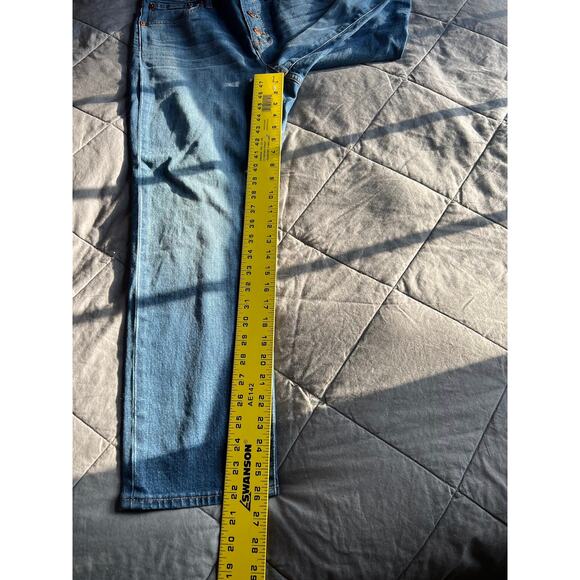 Madewell Button Up Perfect Vintage Crop Jeans Barnsdale Wash - Picture 10 of 10